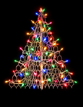Load image into Gallery viewer, LED - Crab Pot Christmas Tree - 2 Foot