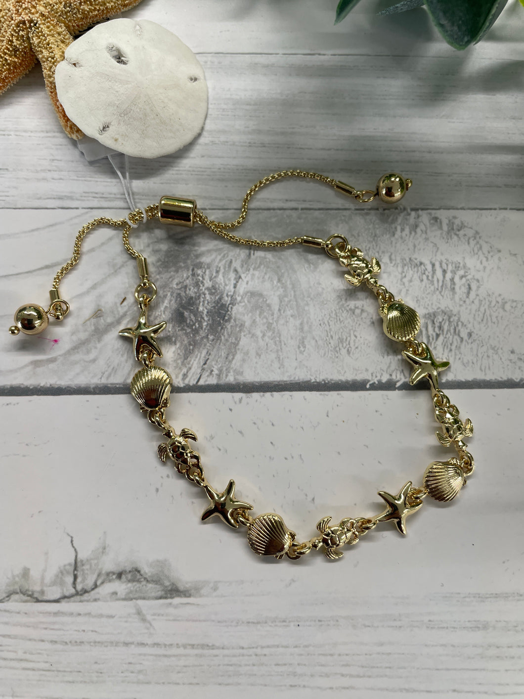 Bracelet - Linked Gold