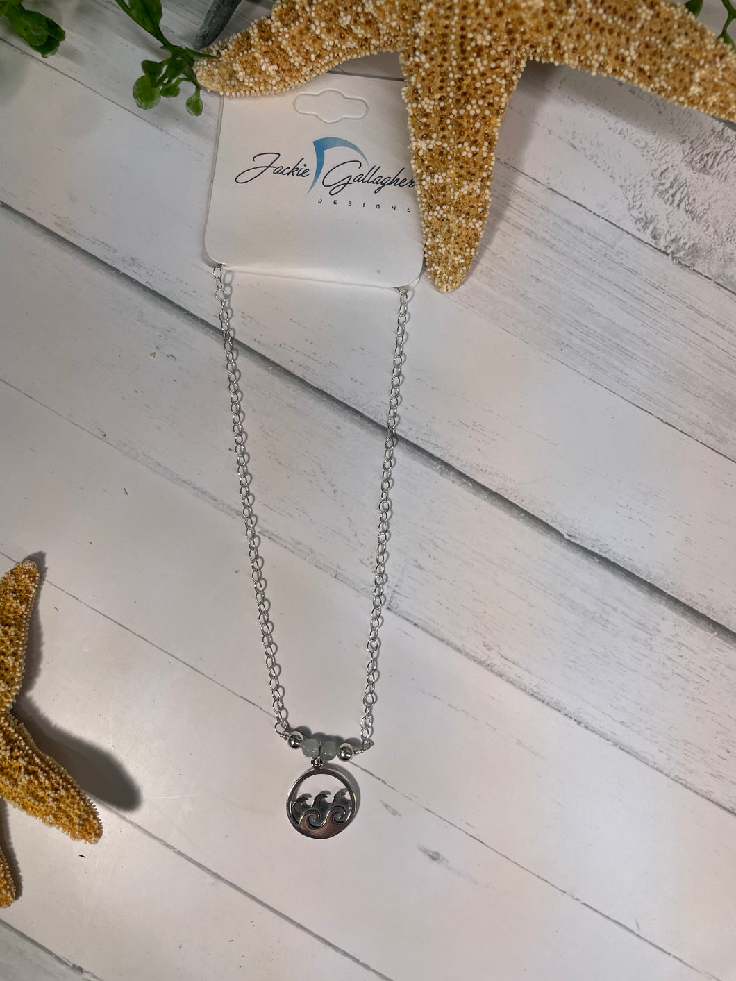 Double Wave Anklet, .925