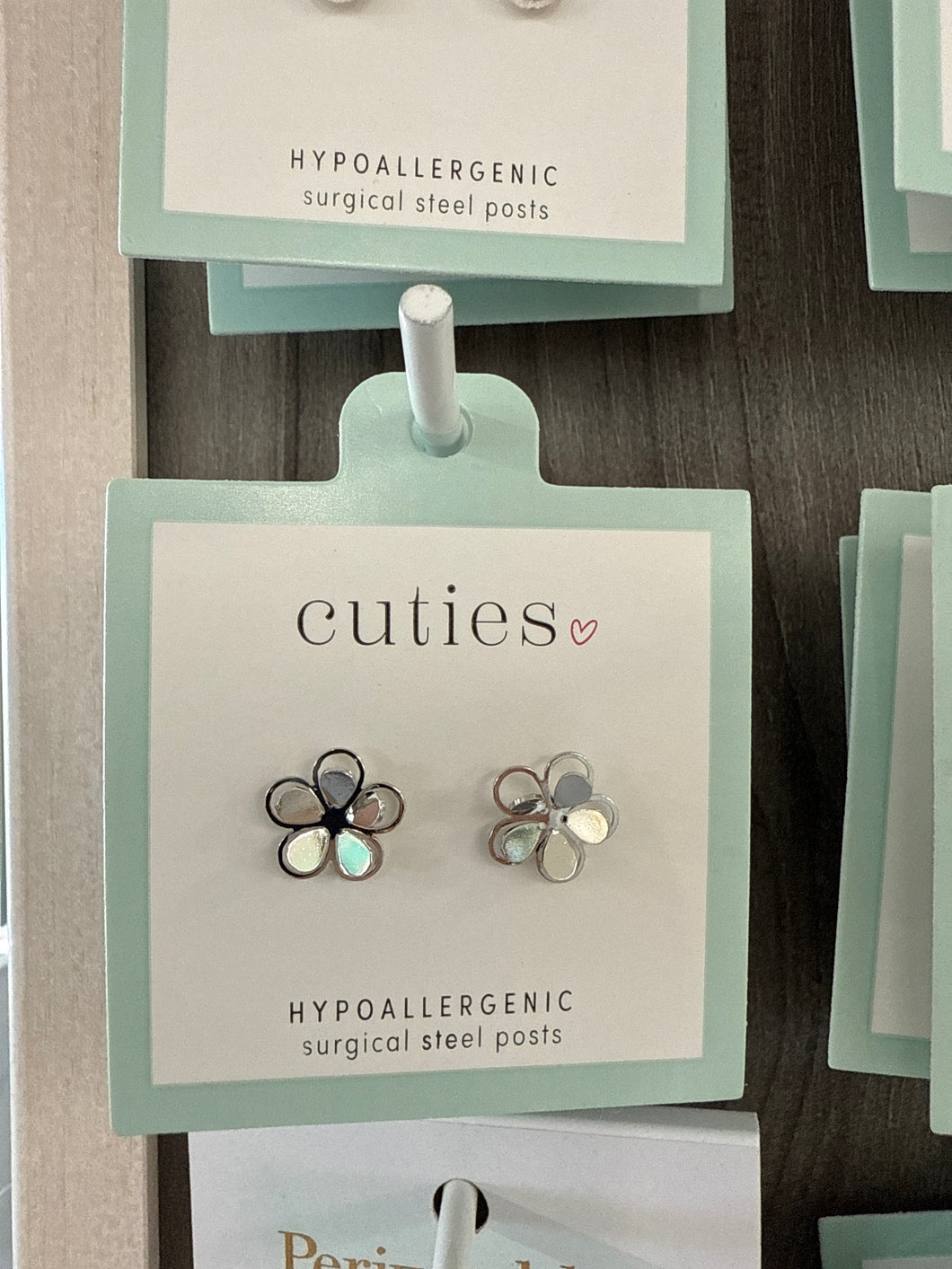 Silver Cutout Flowers