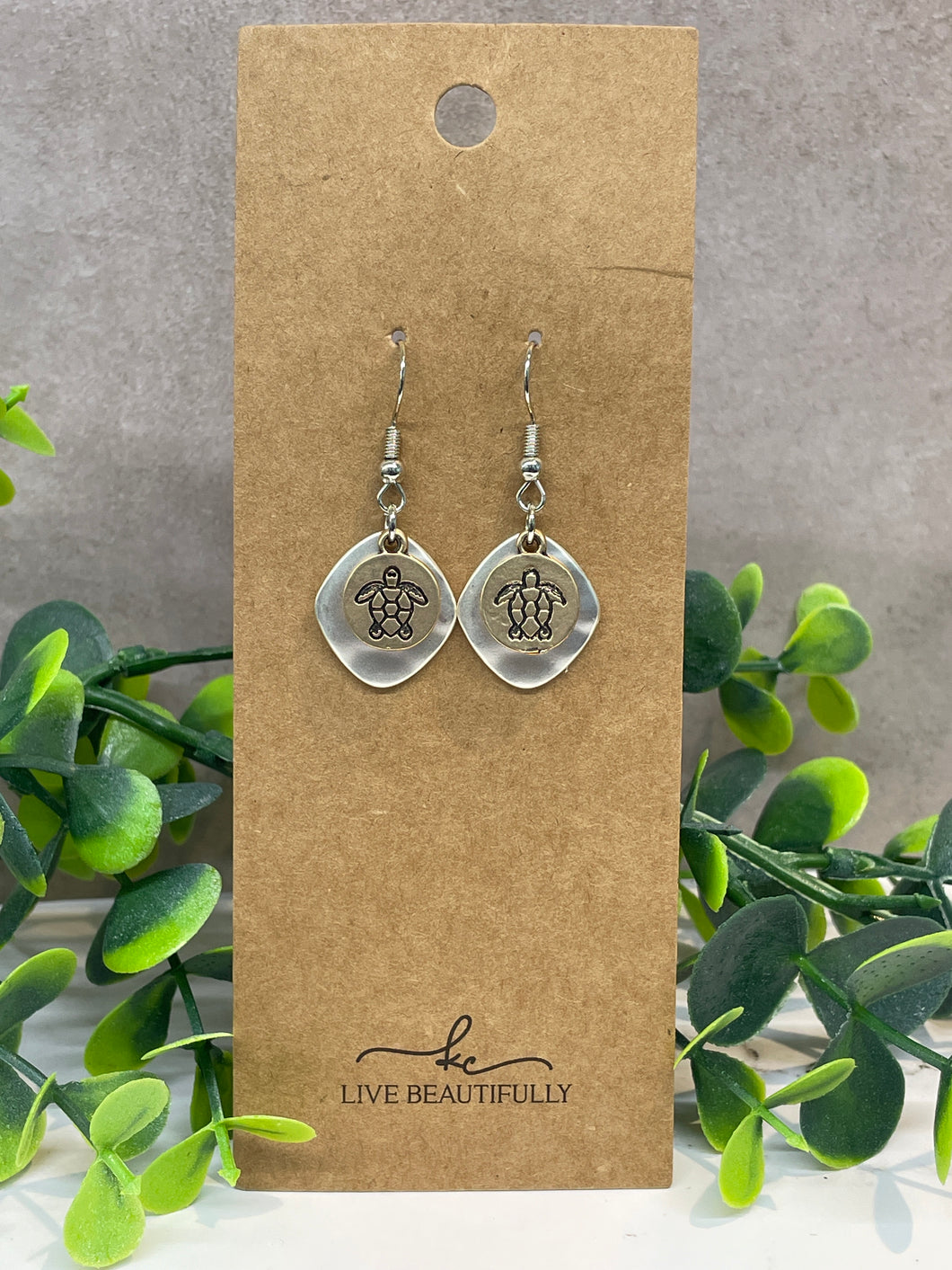 Earrings - Turtle