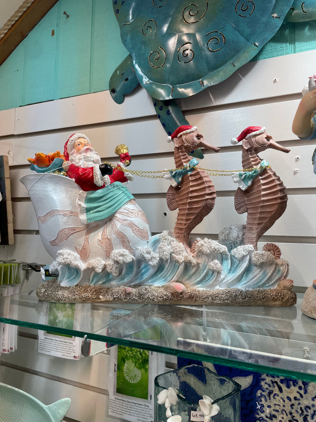 Santa & Seahorse Sleigh