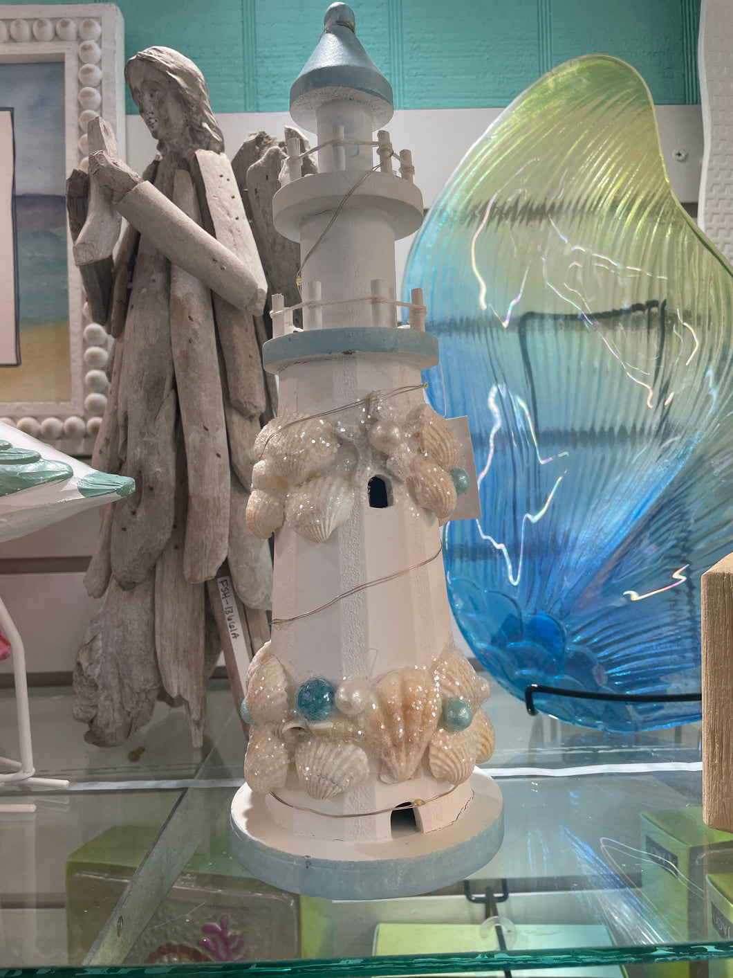 LED Seaglass Lighthouse