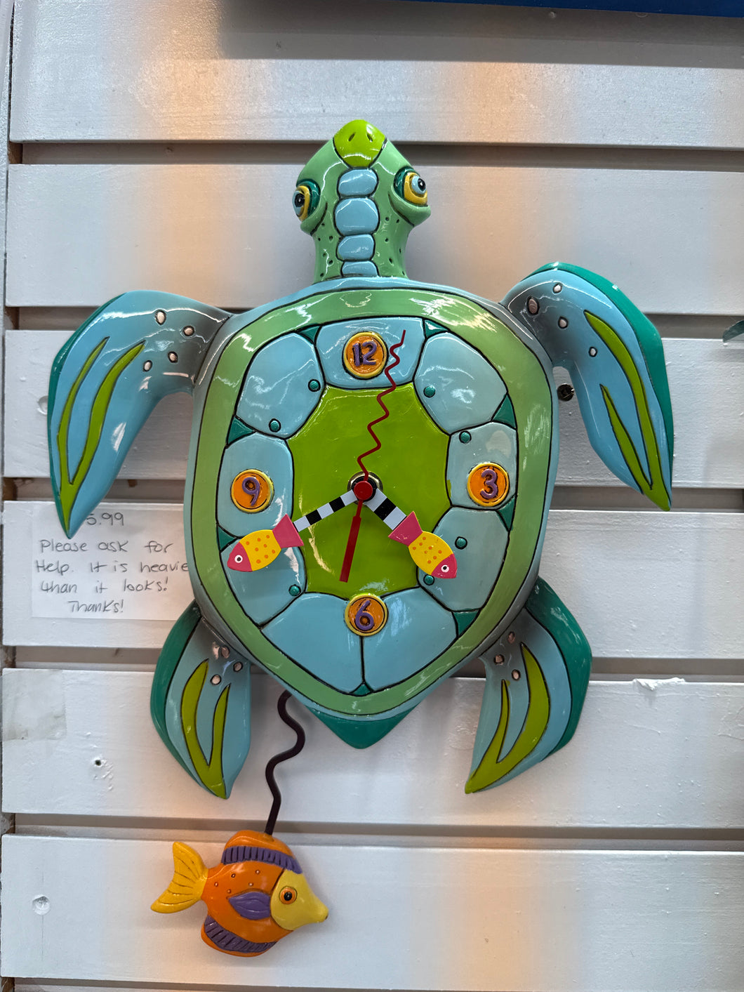 Sup Dude Turtle Clock