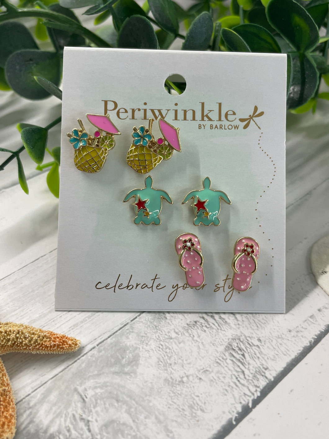 Earring - Cocktail Turtle