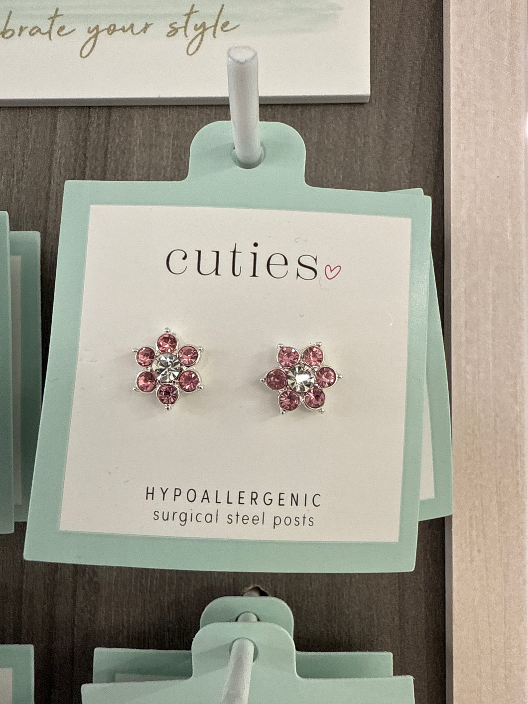 Pink Crystal Flowers