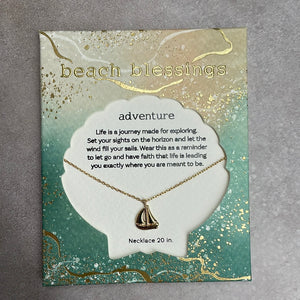 Beach Blessings - Sailboat