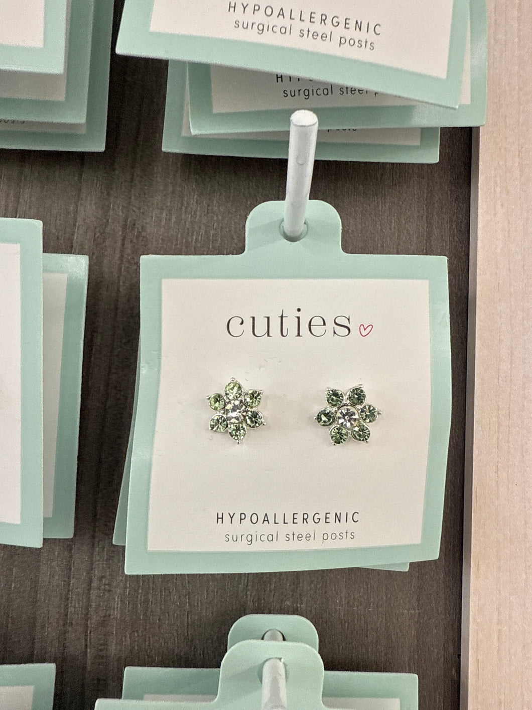 Mint Crystal Flowers