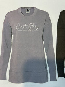 High Low Crew Neck