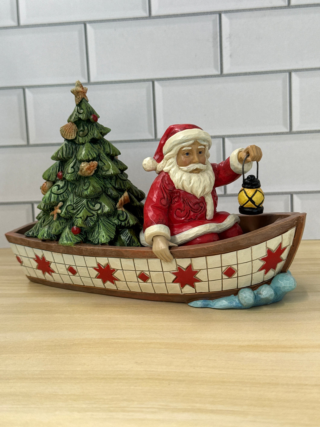 Santa in Boat