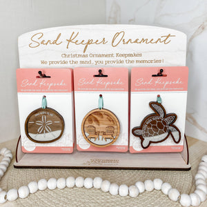 Coastal Sand Keepsake Ornament - Starter Set with Display