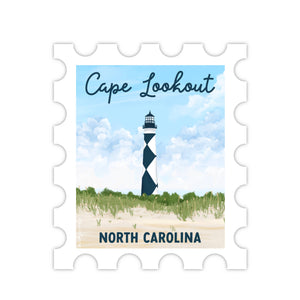Cape Lookout Lighthouse North Carolina Sticker, Outer Banks