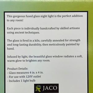 Seashell Glass Night Light