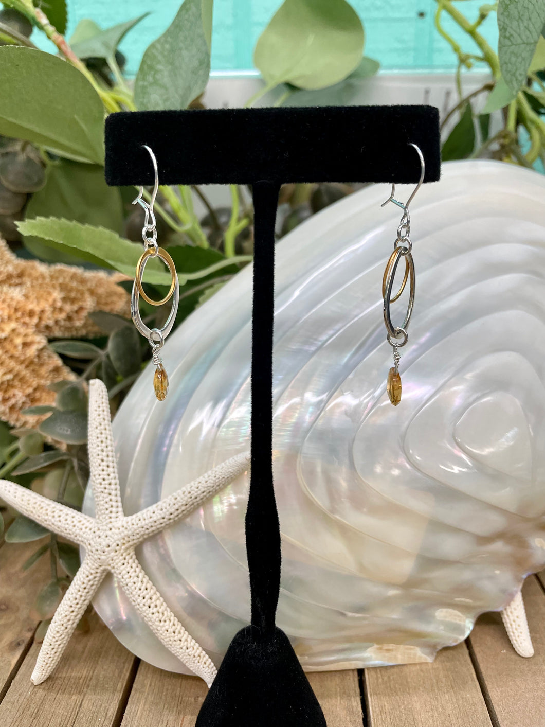 Citrine, Silver & Gold
