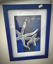 Load image into Gallery viewer, Blue Frame Sea life
