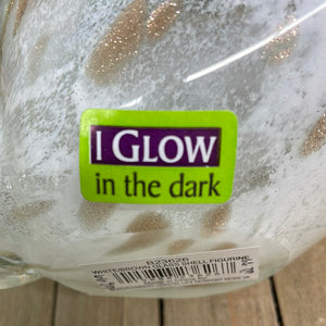 White/Brown Glass Shell