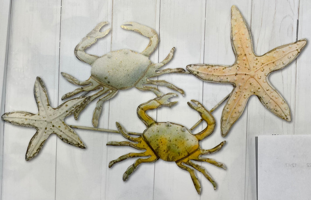 Crab & Shell Wall Decor