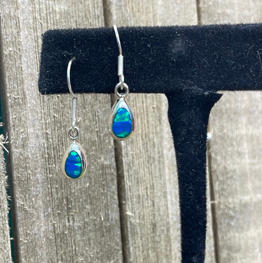 Tiny Opal Teardrop - Earring