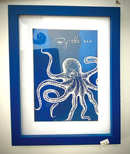 Load image into Gallery viewer, Blue Frame Sea life
