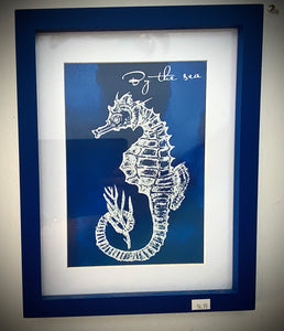 Blue Frame Sea life