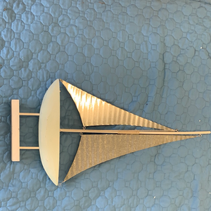 Metal sail boat