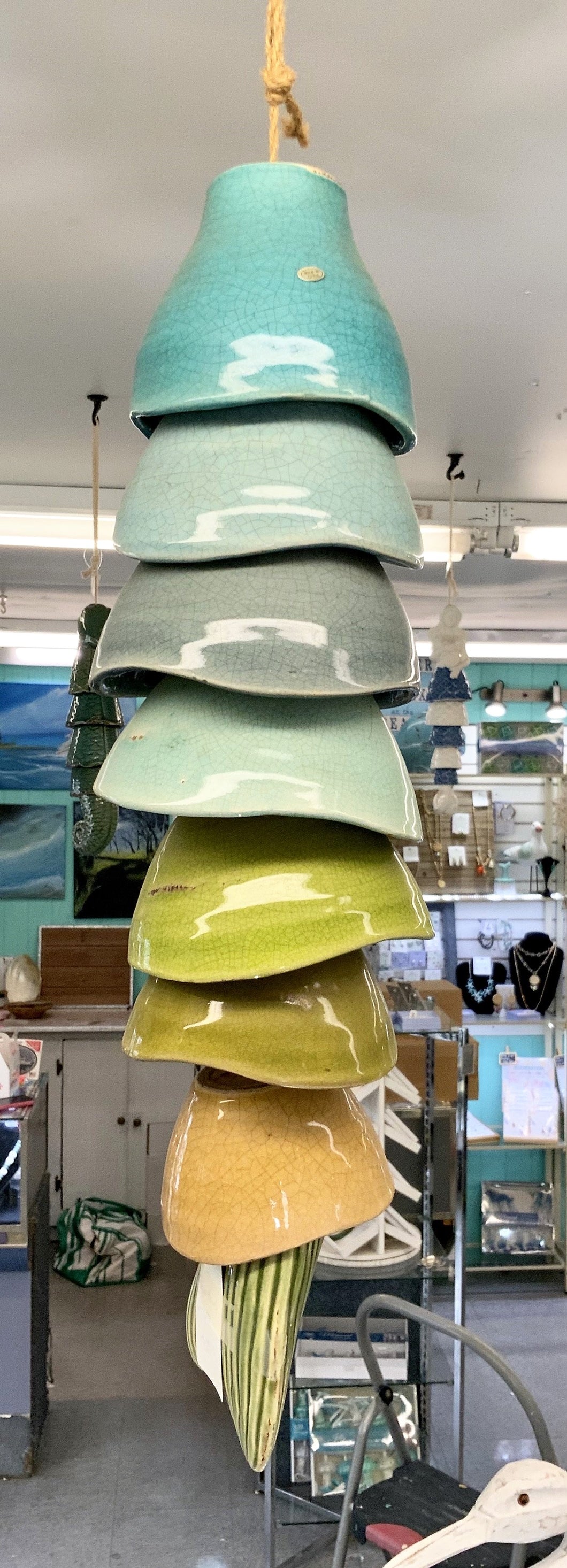 Multi Colored Stacked Fish